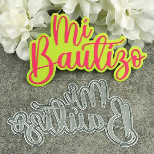 12,8 x 7,9 cm spanische Metall-Stanzformen für Kartenherstellung, Stanzschablonen für Scrapbooking, Fotoalbum, dekorative Prägeschablone 12,8 x 7,9 cm spanische Metall-Stanzformen für Kartenherstellung, Stanzschablonen für Scrapbooking, Fotoalbum, dekorative Prägeschablone von HOFALUYUSUN