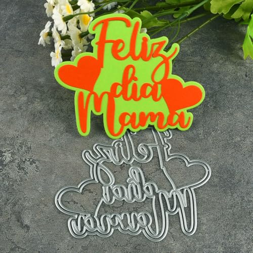 12 x 10 cm spanische Metall-Stanzformen für Scrapbooking, Basteln, Kartenherstellung, Papieralbum-Dekor 12 x 10 cm spanische Metall-Stanzformen für Scrapbooking, Basteln, Kartenherstellung, Papieralbum-Dekor von HOFALUYUSUN