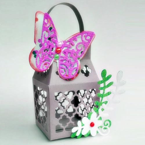 13,1 x 8,2 cm, kleine Geschenk-Box, Metall-Stanzformen für Kartenherstellung, Stanzschablonen für Scrapbooking, Fotoalbum, dekorative Prägeschablone von HOFALUYUSUN