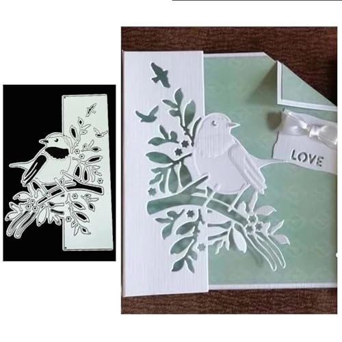 13,4 x 8,4 cm, 3D-Vogelblätter, Stanzformen, Kartenherstellung, Schablone, Scrapbooking, Papierprägung, Basteln, Dekor 13,4 x 8,4 cm, 3D-Vogelblätter, Stanzformen, Kartenherstellung, Schablone, Scrapbooking, Papierprägung, Basteln, Dekor von HOFALUYUSUN