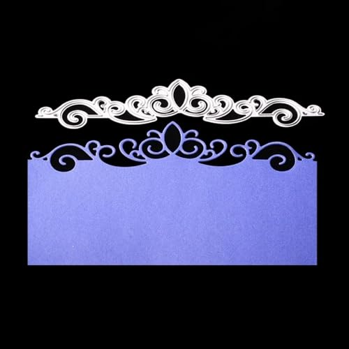 14,8 x 3,6 cm große Metall-Stanzformen für Karten, zum Basteln, Kartenherstellung, Prägeschablone, Scrapbooking, Album, Dekoration, Vorlage, Basteldekoration von HOFALUYUSUN