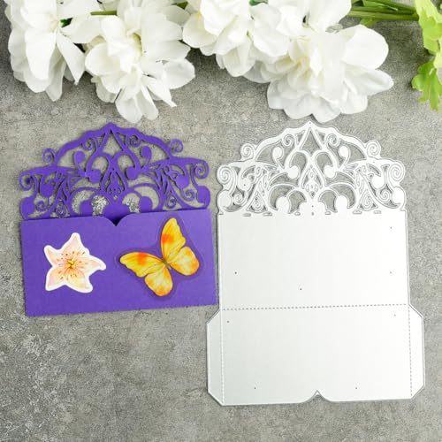 18,2 x 13,9 cm hohler Umschlag Segen Grußkarte Stanzformen Stanzschablonen für Kartenherstellung Scrapbook Album Dekoration, Prägeschablone 18,2 x 13,9 cm hohler Umschlag Segen Grußkarte Stanzformen Stanzschablonen für Kartenherstellung Scrapbook Album Dekoration, Prägeschablone von HOFALUYUSUN