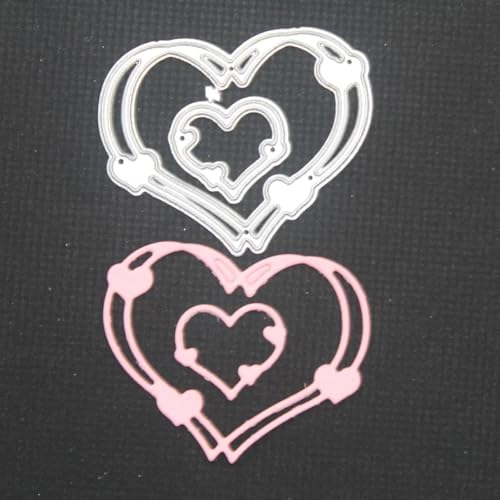 5 x 4,5 cm herzförmige Metall-Stanzformen, Herzform, Stanzformen für Scrapbooking, Kartenherstellung, Bastelbedarf 5 x 4,5 cm herzförmige Metall-Stanzformen, Herzform, Stanzformen für Scrapbooking, Kartenherstellung, Bastelbedarf von HOFALUYUSUN