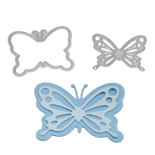 5 x 4 cm Schmetterlings-Metall-Stanzformen, Album, Prägeschablonen, Papierkarten, Vorlage, Dekor-Schablonen, Bastelbedarf 5 x 4 cm Schmetterlings-Metall-Stanzformen, Album, Prägeschablonen, Papierkarten, Vorlage, Dekor-Schablonen, Bastelbedarf von HOFALUYUSUN