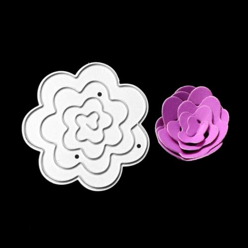 5 x 5 cm Blumen-Stanzformen für Kartenherstellung, Scrapbooking, Album, Dekoration, Prägeschablone 5 x 5 cm Blumen-Stanzformen für Kartenherstellung, Scrapbooking, Album, Dekoration, Prägeschablone von HOFALUYUSUN