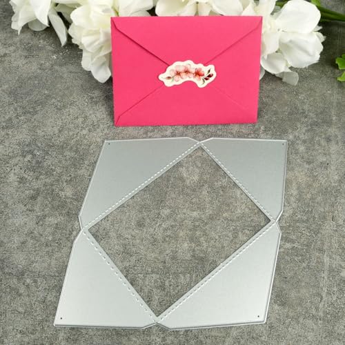 6,2 x 20,2 cm Umschlag-Metall-Stanzformen für Kartenherstellung, Stanzschablonen für Scrapbooking, Fotoalbum, dekorative Prägeschablone 6,2 x 20,2 cm Umschlag-Metall-Stanzformen für Kartenherstellung, Stanzschablonen für Scrapbooking, Fotoalbum, dekorative Prägeschablone von HOFALUYUSUN