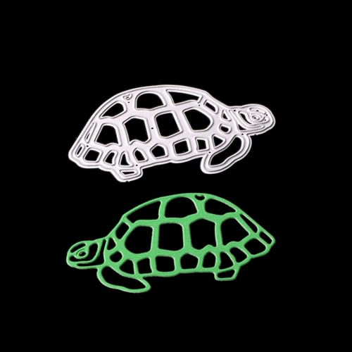 7,9 x 4,5 cm große Schildkröte, Metall-Stanzformen für Kartenherstellung, Stanzschablonen für Scrapbooking, Fotoalbum, dekorative Prägeschablone 7,9 x 4,5 cm große Schildkröte, Metall-Stanzformen für Kartenherstellung, Stanzschablonen für Scrapbooking, Fotoalbum, dekorative Prägeschablone von HOFALUYUSUN