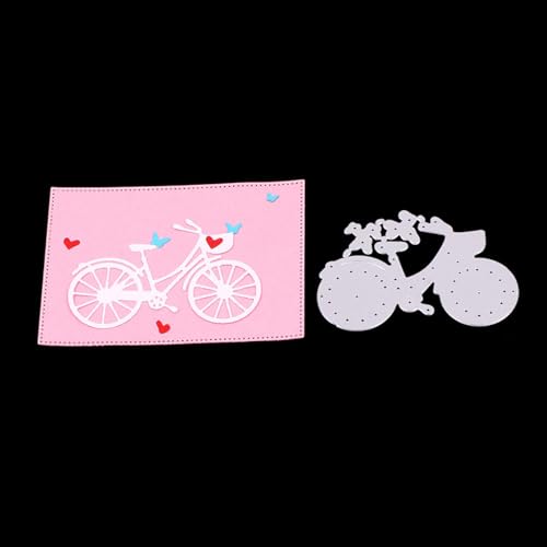 8,3 x 5,7 cm Fahrrad-Stanzformen aus Metall für Scrapbooking, Basteln, Kartenherstellung, Papieralbum-Dekoration 8,3 x 5,7 cm Fahrrad-Stanzformen aus Metall für Scrapbooking, Basteln, Kartenherstellung, Papieralbum-Dekoration von HOFALUYUSUN