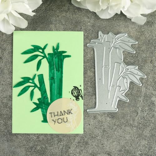 8,3 x 6,1 cm große Stanzformen für Grußkarten, Bambus, Metall, Schablonen für Scrapbooking, Basteln, Kartenherstellung, Papieralbum-Dekoration 8,3 x 6,1 cm große Stanzformen für Grußkarten, Bambus, Metall, Schablonen für Scrapbooking, Basteln, Kartenherstellung, Papieralbum-Dekoration von HOFALUYUSUN
