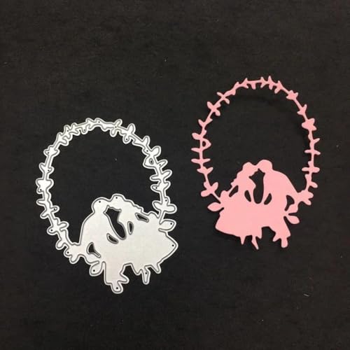 8,8 x 7 cm große Metall-Stanzformen für Scrapbooking, Alben, Papierkarten, Prägung, Bastelbedarf von HOFALUYUSUN