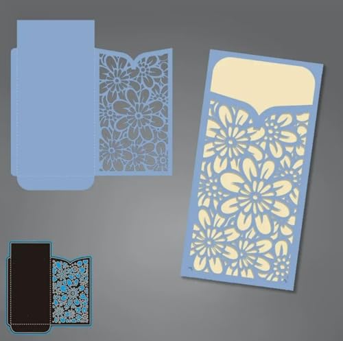 8 x 12 cm Stanzformen Schneeflocke, dekorative Metallprägung, Scrapbooking, Handwerk, Papierbastelwerkzeuge von HOFALUYUSUN