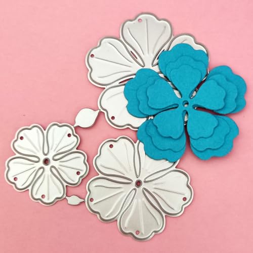 8 x 6,6 cm Blumen-Stanzformen für Kartenherstellung, Scrapbooking, Album, Dekoration, Prägeschablone 8 x 6,6 cm Blumen-Stanzformen für Kartenherstellung, Scrapbooking, Album, Dekoration, Prägeschablone von HOFALUYUSUN