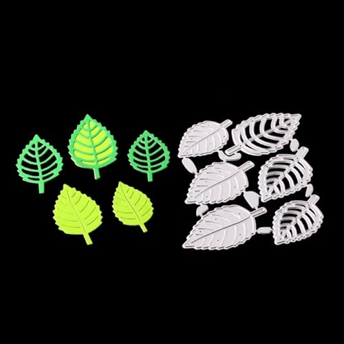 9,2 x 7,4 cm Blatt-Metall-Stanzformen für Scrapbooking, Alben, Papierkarten, dekoratives Handwerk, Basteldekoration von HOFALUYUSUN