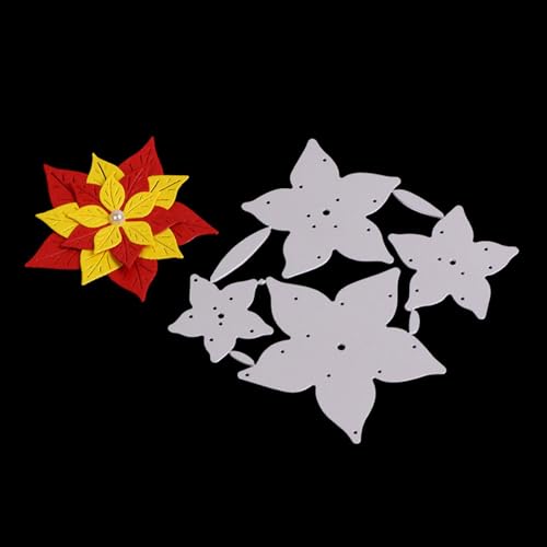9,2 x 8,7 cm Blumen-Metall-Stanzformen für Scrapbooking, Basteln, Kartenherstellung, Papieralbum-Dekoration von HOFALUYUSUN