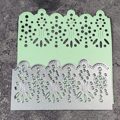9,3 x 4,7 cm große Stanzformen aus Metall für Grußkarten-Muster, Schablonen für Scrapbooking, Basteln, Kartenherstellung, Papieralbum-Dekoration von HOFALUYUSUN