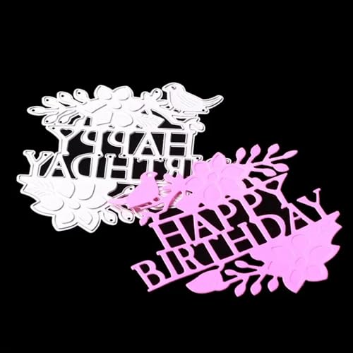 9,6 x 9,4 cm, Bastelbedarf, Happy Birthday-Fotoalbum, Dekoration, Papierkartenherstellung, Stanzformen, Bastelbedarf von HOFALUYUSUN