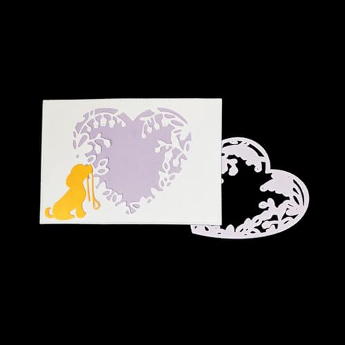 9,7 x 9,2 cm Herz-Metall-Stanzformen für Kartenherstellung, Stanzschablonen für Scrapbooking, Fotoalbum, dekorative Prägeschablone 9,7 x 9,2 cm Herz-Metall-Stanzformen für Kartenherstellung, Stanzschablonen für Scrapbooking, Fotoalbum, dekorative Prägeschablone von HOFALUYUSUN