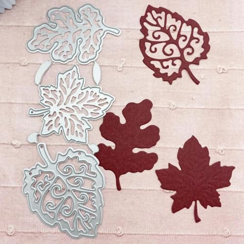 9 x 10,1 cm Blatt-Metall-Stanzformen für Scrapbooking, Alben, Papierkarten, dekoratives Handwerk, Papierbastelwerkzeuge von HOFALUYUSUN