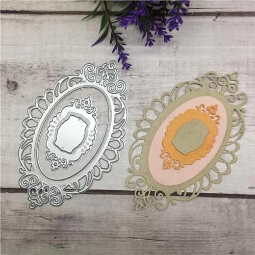 9 x 9 cm Kreis-Herz-Stanzformen, Sammelalbum, Metallkarten, Prägestempel, Scrapbooking, Papierbastelwerkzeuge von HOFALUYUSUN