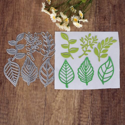 Blatt-Metall-Stanzformen für Kartenherstellung, Stanzschablonen für Scrapbooking, Fotoalbum, dekorative Prägeschablone, 13,4 x 12,4 cm Blatt-Metall-Stanzformen für Kartenherstellung, Stanzschablonen für Scrapbooking, Fotoalbum, dekorative Prägeschablone, 13,4 x 12,4 cm von HOFALUYUSUN