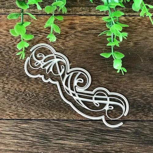 Metall-Stanzformen, 13,2 x 4 cm, drehbar, für Alben, Prägeschablonen, Papierkarten, Basteldekor Metall-Stanzformen, 13,2 x 4 cm, drehbar, für Alben, Prägeschablonen, Papierkarten, Basteldekor von HOFALUYUSUN