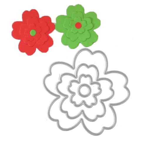 Metall-Stanzformen, Blumen, Schablonen, Scrapbooking, Alben, Papierkarten, Basteln, Prägeschablonen, Basteldekoration, 7 x 6,8 cm Metall-Stanzformen, Blumen, Schablonen, Scrapbooking, Alben, Papierkarten, Basteln, Prägeschablonen, Basteldekoration, 7 x 6,8 cm von HOFALUYUSUN