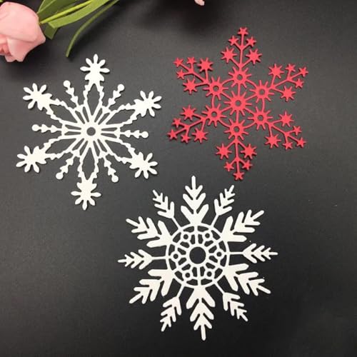 Metall-Stanzformen, Schneeflocke, 13,4 x 12,8 cm, für Scrapbooking, Prägewerkzeuge, Heimdekoration Metall-Stanzformen, Schneeflocke, 13,4 x 12,8 cm, für Scrapbooking, Prägewerkzeuge, Heimdekoration von HOFALUYUSUN