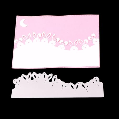Metall-Stanzformen für Kartenherstellung, Stanzschablonen für Scrapbooking, Fotoalbum, dekorative Prägeschablone, 14,1 x 4,8 cm Metall-Stanzformen für Kartenherstellung, Stanzschablonen für Scrapbooking, Fotoalbum, dekorative Prägeschablone, 14,1 x 4,8 cm von HOFALUYUSUN