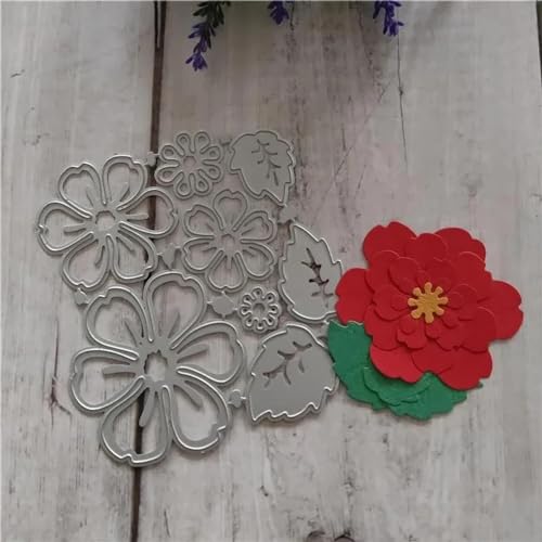 Metall-Stanzformen für Scrapbooking, Alben, Papierkarten, dekoratives Handwerk, Bastelbedarf, 9 x 3,3 cm von HOFALUYUSUN