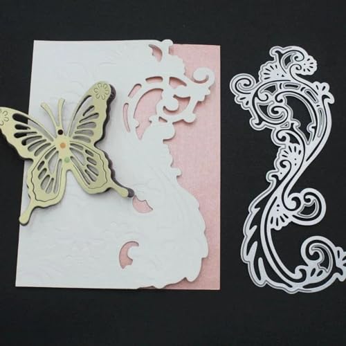 Metall-Stanzformen mit Kartenrahmen, Schablonen für Scrapbooking, Alben, Papierprägung, Basteldekoration, 14 x 6 cm Metall-Stanzformen mit Kartenrahmen, Schablonen für Scrapbooking, Alben, Papierprägung, Basteldekoration, 14 x 6 cm von HOFALUYUSUN