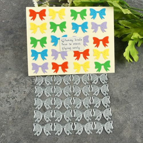 Metall-Stanzformen mit Schleife, Schablonen für Scrapbooking, Basteln, Kartenherstellung, Papieralbum-Dekoration, 10 x 11,6 cm Metall-Stanzformen mit Schleife, Schablonen für Scrapbooking, Basteln, Kartenherstellung, Papieralbum-Dekoration, 10 x 11,6 cm von HOFALUYUSUN