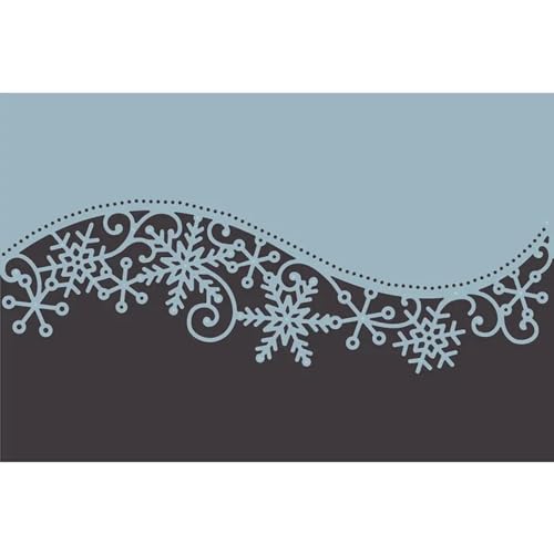 Metall-Stanzformen mit Schneeflocken-Spitze, 15,5 x 5,1 cm, für Scrapbooking, Papieralben, Basteln, Heimdekoration Metall-Stanzformen mit Schneeflocken-Spitze, 15,5 x 5,1 cm, für Scrapbooking, Papieralben, Basteln, Heimdekoration von HOFALUYUSUN