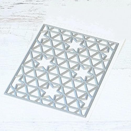 Metall-Stanzformen mit Sternrahmen, 13,4 x 10,4 cm, für Scrapbooking, Alben, Papierkarten, dekoratives Handwerk, Basteldekoration Metall-Stanzformen mit Sternrahmen, 13,4 x 10,4 cm, für Scrapbooking, Alben, Papierkarten, dekoratives Handwerk, Basteldekoration von HOFALUYUSUN