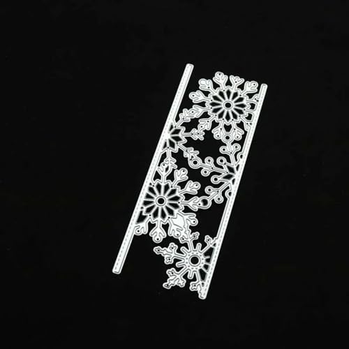 Metall-Stanzformen mit Weihnachtsschneeflocke, 15,5 x 5,9 cm, für Scrapbooking, Kartenherstellung, Prägeschablone Metall-Stanzformen mit Weihnachtsschneeflocke, 15,5 x 5,9 cm, für Scrapbooking, Kartenherstellung, Prägeschablone von HOFALUYUSUN