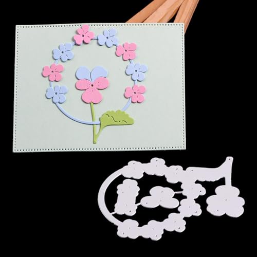 Metall-Stanzformen mit kleinen Blumen, 9,6 x 7,6 cm, Schablonen für Scrapbooking, Basteln, Kartenherstellung, Papieralbum-Dekoration Metall-Stanzformen mit kleinen Blumen, 9,6 x 7,6 cm, Schablonen für Scrapbooking, Basteln, Kartenherstellung, Papieralbum-Dekoration von HOFALUYUSUN