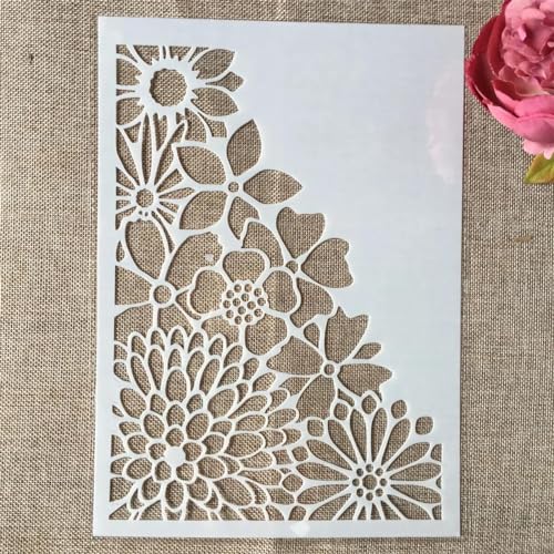 Schablonen zum Basteln, 29 cm, A4, unregelmäßige Muster, Textur, wiederverwendbare Kunststoffvorlagen für Holz, Wand, Stoff, Leinwand, Möbel, Boden, Stein, Kartenstil D Schablonen zum Basteln, 29 cm, A4, unregelmäßige Muster, Textur, wiederverwendbare Kunststoffvorlagen für Holz, Wand, Stoff, Leinwand, Möbel, Boden, Stein, Kartenstil D von HOFALUYUSUN