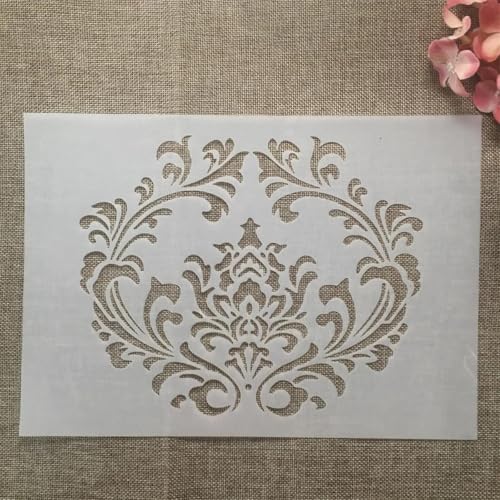 Schablonen zum Basteln, A4, 29 cm, Blumen-Totem, wiederverwendbare Kunststoffvorlagen für Holz, Wand, Stoff, Leinwand, Möbel, Boden, Stein, Karte Schablonen zum Basteln, A4, 29 cm, Blumen-Totem, wiederverwendbare Kunststoffvorlagen für Holz, Wand, Stoff, Leinwand, Möbel, Boden, Stein, Karte von HOFALUYUSUN