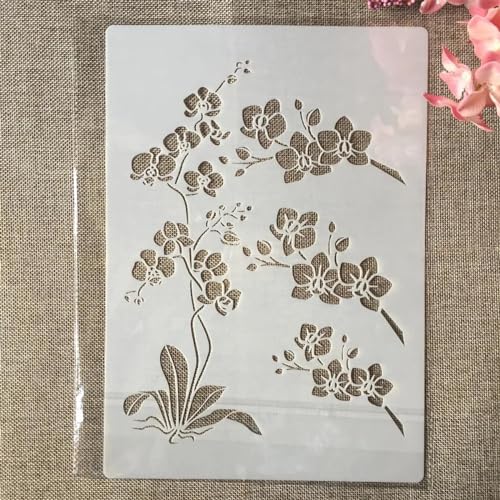 Schablonen zum Malen, A4, 29 x 21 cm, Vintage-Stil, Diamant-Totem, wiederverwendbare Schablonen zum Malen auf Holz, Leinwand, Möbelboden, DIY-Kunstbedarf, Dekor-Stil H von HOFALUYUSUN