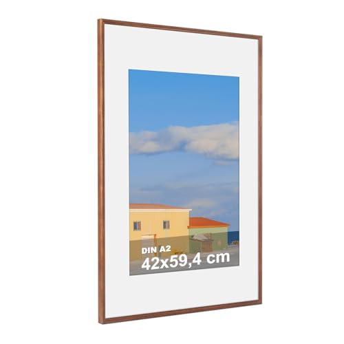 HOHIYO 42 x 59.4 cm Eiche Poster Rahmen Holzrahmen, Fotorahmen Bilderrahmen A2 Holz Fotorahmen Holzrahmen DIN A2 Eiche Nussbaum bruchsicheres Acrylglas HOHIYO 42 x 59.4 cm Eiche Poster Rahmen Holzrahmen, Fotorahmen Bilderrahmen A2 Holz Fotorahmen Holzrahmen DIN A2 Eiche Nussbaum bruchsicheres Acrylglas von HOHIYO