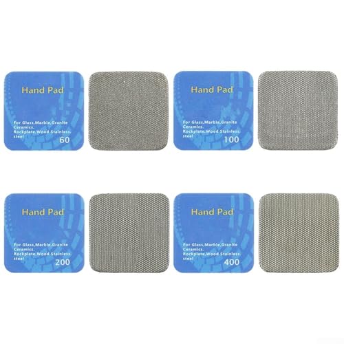1 x Polierpad für die Hand, Polierpads aus Glas (Körnung 100) von HOHOVYVY