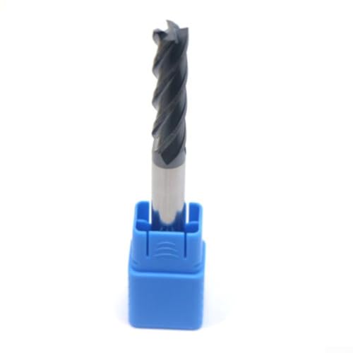 HOHOVYVY Schaftfräser,Extra Langer Schaft 100 MM Hartmetall-Schaftfräser 12 MM CNC-Fräser 4 Flöten von HOHOVYVY