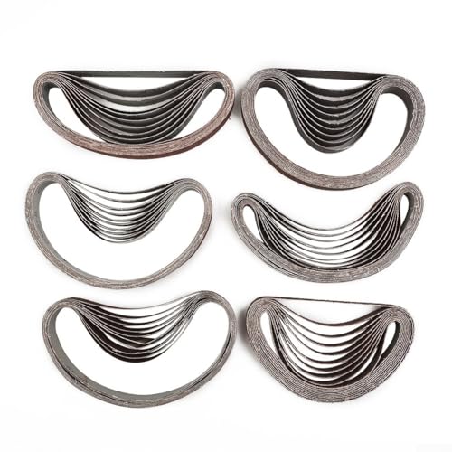 HOHOVYVY Schleifband Set 13X457mm 60 Stück Bandschleifer Zubehör Für BD280 BD282E BD290 40-240 Körnung von HOHOVYVY