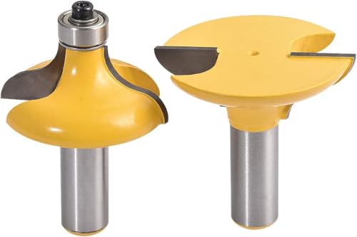 HOHXEN 2 Stück Eingangstür für lange Zapfen Router Bit, 1/2“ Schaft Holzbearbeitung Fräser Werkzeug, DIY Holzbearbeitung Router Bit Set für hölzerne Fensterrahmen, Schränke Frames Tenon zusammen HOHXEN 2 Stück Eingangstür für lange Zapfen Router Bit, 1/2“ Schaft Holzbearbeitung Fräser Werkzeug, DIY Holzbearbeitung Router Bit Set für hölzerne Fensterrahmen, Schränke Frames Tenon zusammen von HOHXEN