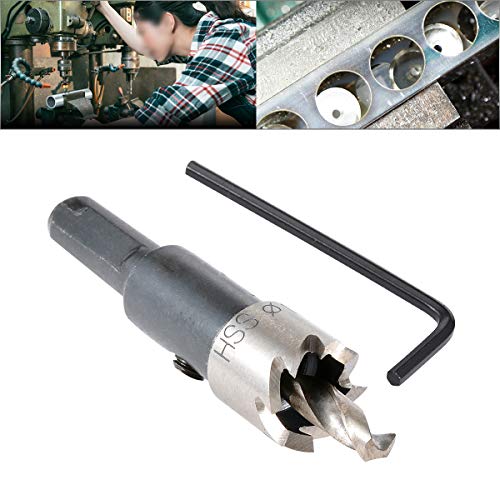 HOHXEN HSS Lochsägebohrer – 14 mm, Hochgeschwindigkeitsstahl-Lochfräser mit Positionierungsbohrer und Sechskantschlüssel für Edelstahl, Metall, Legierungen, Gusseisen, Kupfer, Holz, Aluminium HOHXEN HSS Lochsägebohrer – 14 mm, Hochgeschwindigkeitsstahl-Lochfräser mit Positionierungsbohrer und Sechskantschlüssel für Edelstahl, Metall, Legierungen, Gusseisen, Kupfer, Holz, Aluminium von HOHXEN