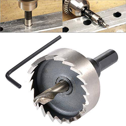 HOHXEN HSS Lochsägebohrer – 38 mm, Hochgeschwindigkeitsstahl-Lochfräser mit Positionierungsbohrer und Sechskantschlüssel für Edelstahl, Metall, Legierungen, Gusseisen, Kupfer, Holz, Aluminium HOHXEN HSS Lochsägebohrer – 38 mm, Hochgeschwindigkeitsstahl-Lochfräser mit Positionierungsbohrer und Sechskantschlüssel für Edelstahl, Metall, Legierungen, Gusseisen, Kupfer, Holz, Aluminium von HOHXEN
