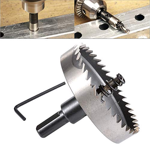 HOHXEN HSS Lochsägebohrer – 70 mm, Hochgeschwindigkeitsstahl-Lochfräser mit Positionierungsbohrer und Sechskantschlüssel für Edelstahl, Metall, Legierungen, Gusseisen, Kupfer, Holz, Aluminium HOHXEN HSS Lochsägebohrer – 70 mm, Hochgeschwindigkeitsstahl-Lochfräser mit Positionierungsbohrer und Sechskantschlüssel für Edelstahl, Metall, Legierungen, Gusseisen, Kupfer, Holz, Aluminium von HOHXEN