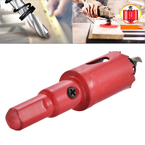 HOHXEN Lochsäge 19mm, M42 HSS Heavy Duty Bi-Metall Lochsäge mit Positionierbohrer zum Schneiden von Mildstahl, Edelstahl, Gusseisen, Messing, Aluminium, Holz, PVC-Rohr, Gipskarton, Dichtebrett - Rot HOHXEN Lochsäge 19mm, M42 HSS Heavy Duty Bi-Metall Lochsäge mit Positionierbohrer zum Schneiden von Mildstahl, Edelstahl, Gusseisen, Messing, Aluminium, Holz, PVC-Rohr, Gipskarton, Dichtebrett - Rot von HOHXEN