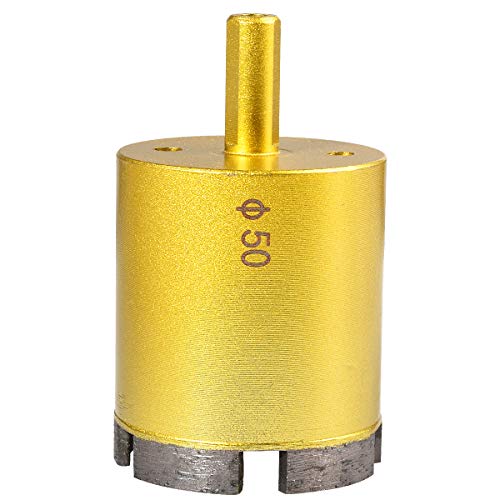 HOHXEN Lochsäge für Marmor – 55 mm, Diamant-Lochsägen-Bohrerset, Fräser für Glasfliesen, Keramik, Marmor, Glas, Porzellan, Keramik, Granit, Stein, Schiefer – (1 Stück, Goldfarben) von HOHXEN