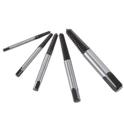 HOHXEN Schraubenausdreher Set -5 Stück, Aus Kohlenstoffstahl | Drill Bit Tools für Die Einfache Entfernung von Gebrochenen Oder Rostigen Stripped Head Schrauben, Muttern & Bolzen | mit Kunststoff-Box HOHXEN Schraubenausdreher Set -5 Stück, Aus Kohlenstoffstahl | Drill Bit Tools für Die Einfache Entfernung von Gebrochenen Oder Rostigen Stripped Head Schrauben, Muttern & Bolzen | mit Kunststoff-Box von HOHXEN