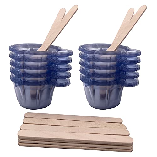 Rührbecher, 100 Stück, 40 ml, Epoxidharz-Rührbecher, transparent, Einweg-Kunststoffbecher zum Mischen von Farbe, Epoxidharz, Basteln, DIY, mit 20 Stück Rührstäbchen aus Holz Rührbecher, 100 Stück, 40 ml, Epoxidharz-Rührbecher, transparent, Einweg-Kunststoffbecher zum Mischen von Farbe, Epoxidharz, Basteln, DIY, mit 20 Stück Rührstäbchen aus Holz von HOINCO
